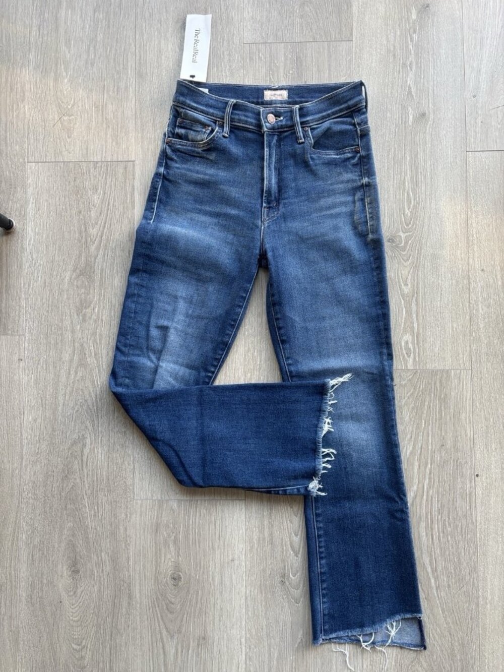 Mother "Insider Crop Step Fray" Sweet And Sassy, Women's Jeans Size 25